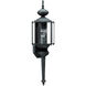 Classico 1 Light 25.5 inch Black Outdoor Wall Lantern, Large